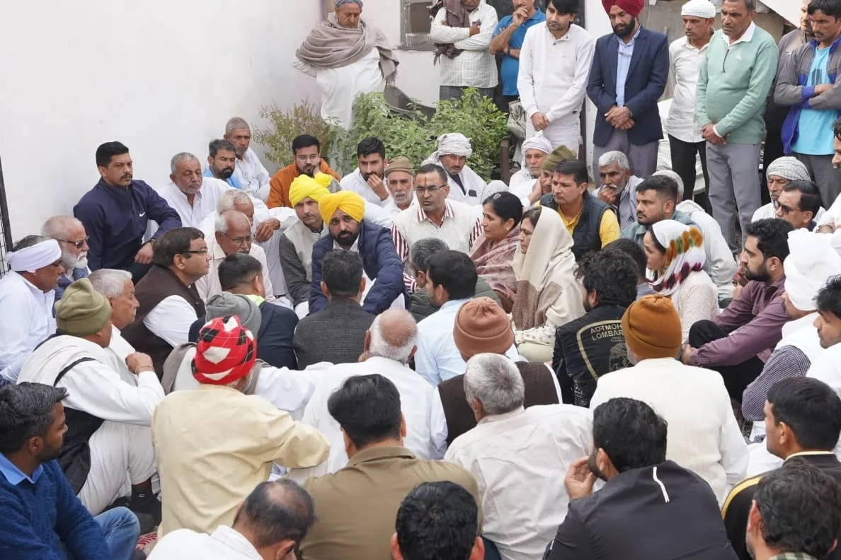 रोहतक के लाखनमाजरा पहुंचे भगवंत मान, बोले- खिलाड़ी मैदान जाए, और लाश लौटे, यह बेहद शर्मनाक