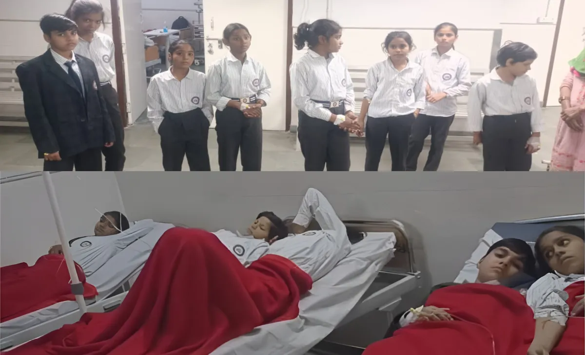 पानीपत के स्कूल में एक साथ 12 छात्राएं बीमार, प्रार्थना सभा में चक्कर खाकर गिरी, स्कूल प्रशासन में मचा हडक़ंप