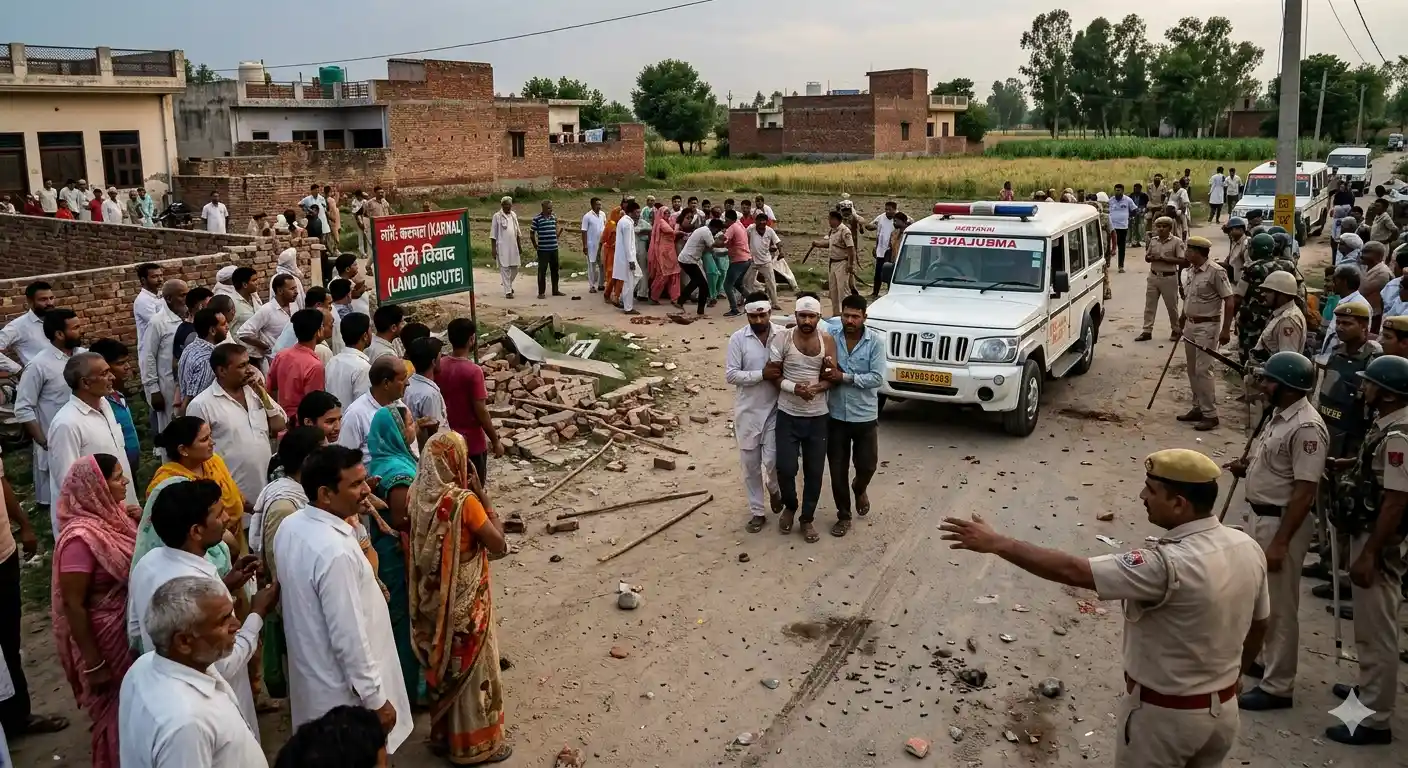 जमीनी विवाद के चलते खूनी झड़प : कई राउंड फायरिंग, 2 की मौत, दर्जनों लोग घायल