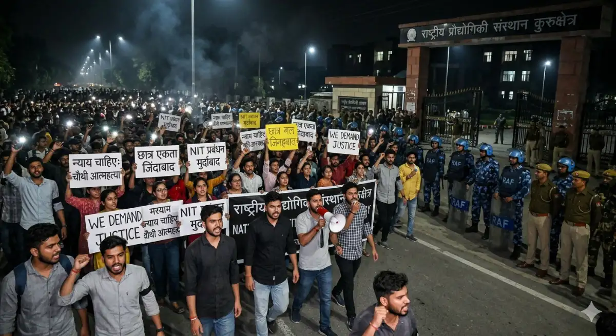 NIT कुरुक्षेत्र बना ‘सुसाइड हब’? 2 महीने में 4 मौतें, इंसाफ के लिए सड़कों पर उतरे छात्र, प्रोफेसर बोले- ‘कहीं और जाकर मरो’