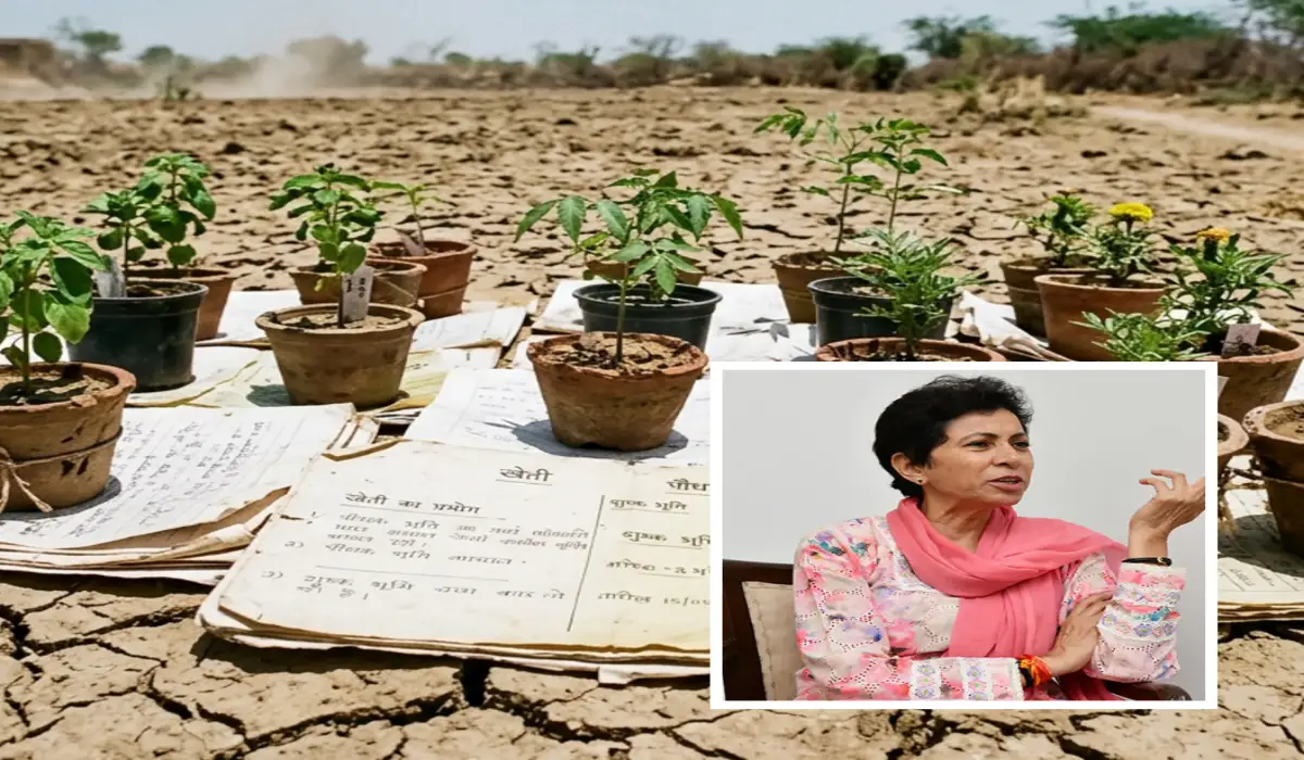 कागजों पर पौधे, जमीन पर सूखा: कुमारी सैलजा ने सरकार के दावों की खोली पोल!