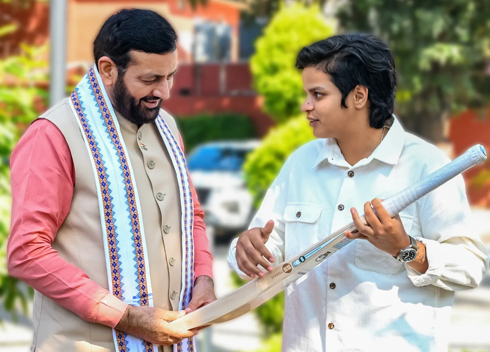 हरियाणा सरकार ने शैफाली वर्मा को 1.50 करोड़ रुपए का चेक व ग्रेड ए ग्रेडेशन सर्टिफिकेट देकर किया सम्मानित