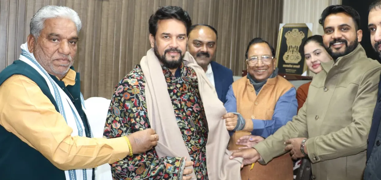 अनुराग ठाकुर ने की पानीपत के विकास कार्यों की सराहना, बोले- पानीपत शहर अपनी एक 'अलग पहचान' बना रहा