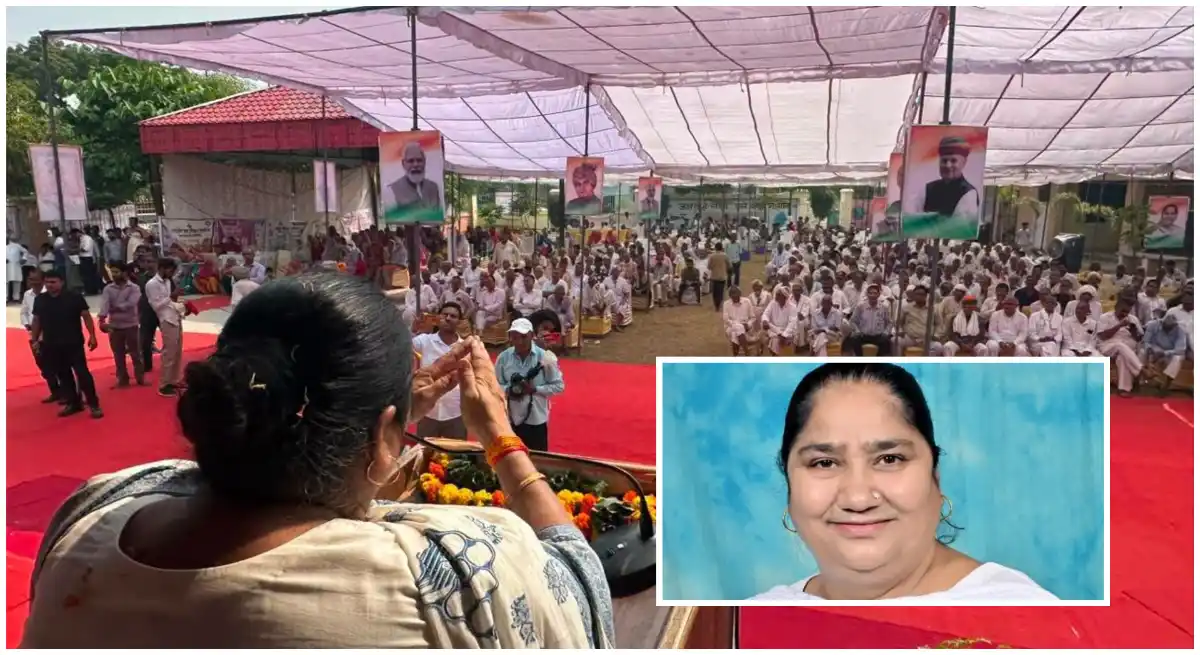 बिमला चौधरी ने कहा- ‘ऊपर वाला भगवान नहीं देखा, मेरे लिए राव इंद्रजीत ही भगवान’, बोलीं- मेरे बच्चों की सेवा भी रहेगी समर्पित