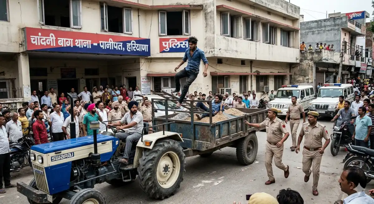 पानीपत पुलिस पर लगे गंभीर आरोप, थाने की दूसरी मंजिल से युवक ने लगाई छलांग, पत्नी बोली- "पुलिस ने उकसाया"