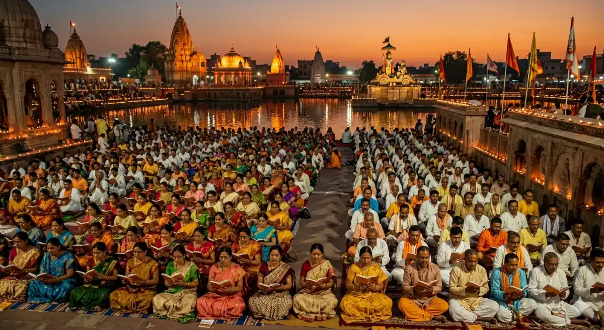 धर्मनगरी में 'सहस्त्र कंठों से गूंजेगी गीता के श्लोकों की दिव्य ध्वनि, 27 से 29 मार्च सहस्त्र गीता कंठनाद का भव्य आयोजन