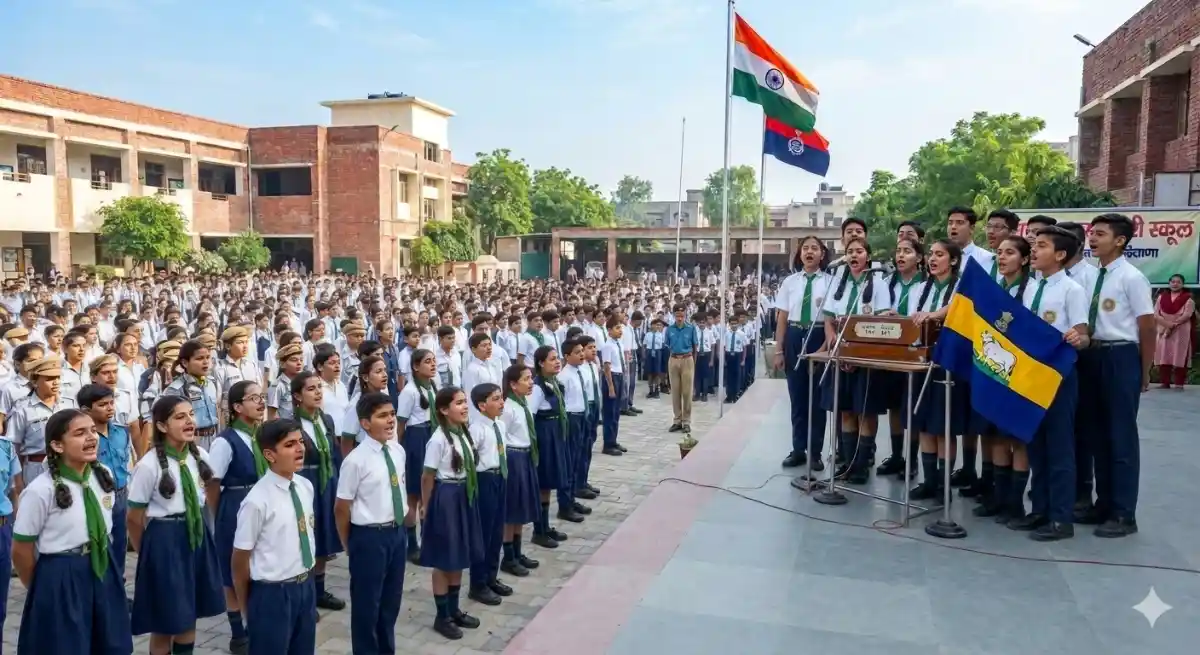 प्रदेश के सरकारी स्कूलों में गूंजेगा राज्य गीत 'जय जय जय हरियाणा' : शिक्षा निदेशालय का बड़ा आदेश, सप्ताह में एक दिन सामूहिक गायन अनिवार्य