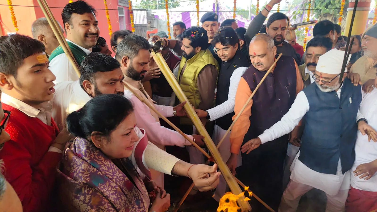 जींद के ऐतिहासिक जयंती देवी मंदिर में हुआ 11 हजार से अधिक कन्याओं का पूजन