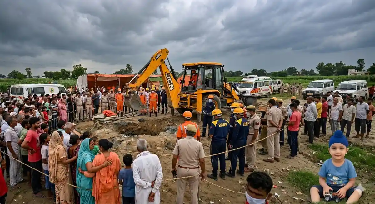 अंबाला बोरवेल हादसा: 21 घंटे की जंग हारा 4 साल का निरवैर, 'पापा खेतों में नहीं ले गए तो बीमार हो जाऊंगा' कहने वाले मासूम की मौत से पसरा मातम