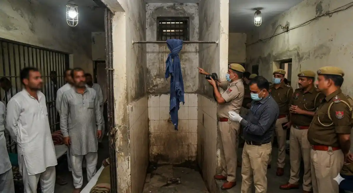 सोनीपत जेल में हत्या के आरोपी हवालाती ने की आत्महत्या, बाथरूम के वेंटिलेशन में कपड़े का फंदा लगाकर दी जान